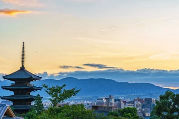 Photo sur Plexiglas Kyoto Crépuscule à Kyoto