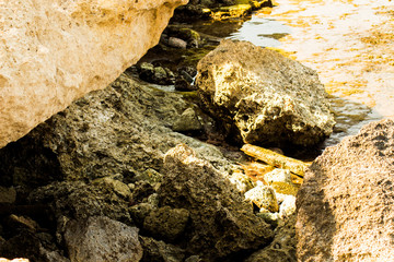 Rocky mountain scenery, Dolomites, Italy