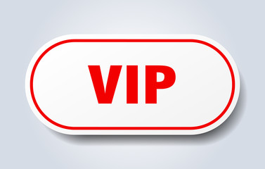 vip sign. vip rounded red sticker. vip