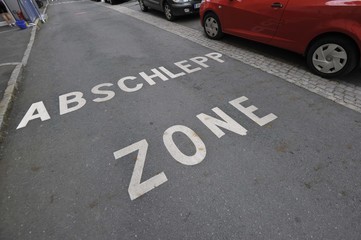 Abschleppzone