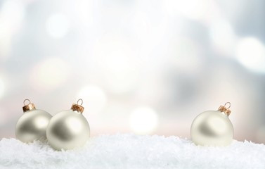 Christmas decorations isolated  on white background