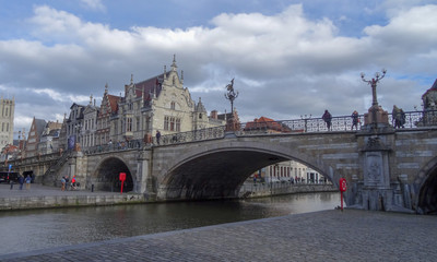 Gent is very beautiful city in Belgium