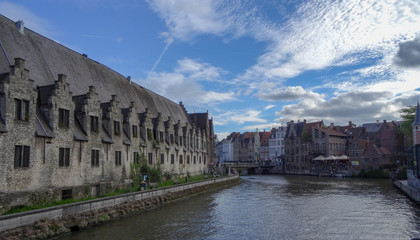 Fototapeta premium Gent is very beautiful city in Belgium
