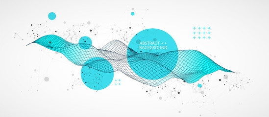 Liquid dynamic flow. Trendy fluid cover design.