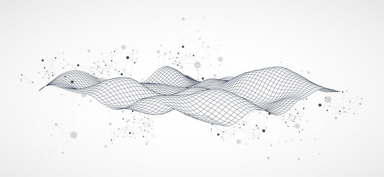 Liquid dynamic flow. Trendy fluid cover design.