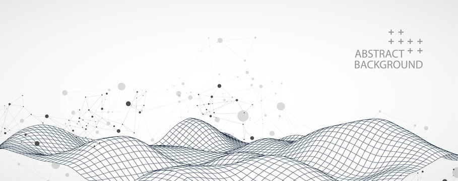 Liquid dynamic flow. Trendy fluid cover design.