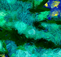 Abstract watercolor texture background. Oil painting style