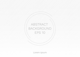 Vector illustration of grey-white abstract geometric background. Innovation backdrop with circle empty space for your text. Creative minimal design template. Seamless pattern in eps10 file.