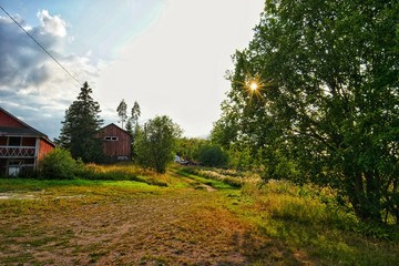 Abandoned rural farm