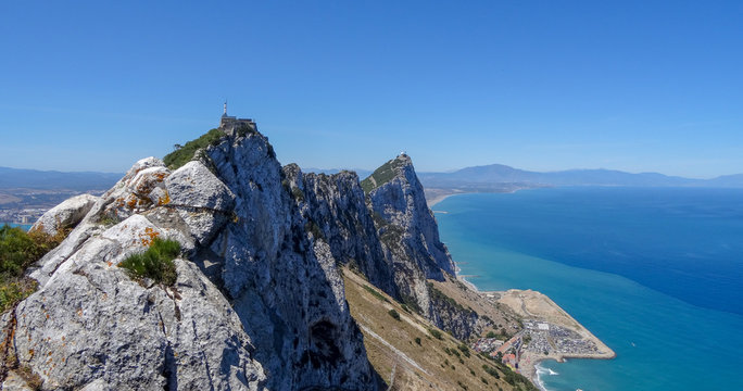 Gibraltar is a beautiful place on the south of Europe