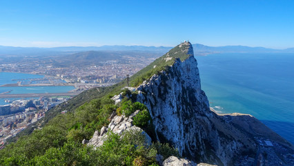 Gibraltar is a beautiful place on the south of Europe - obrazy, fototapety, plakaty
