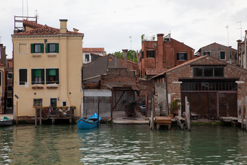 Fototapeta na wymiar View of the hidden Venice