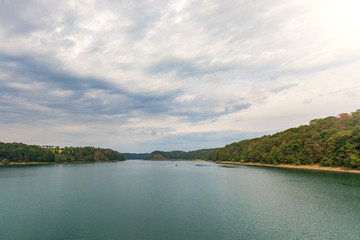 Die Wahnbachtalsperre in Siegburg Seligenthal