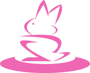 うさぎイラストロゴ