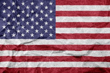 background old brown crumpled paper texture