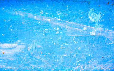 Blue painted wooden texture. Vintage background.