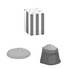 Vector illustration of agriculture and nutrition icon. Collection of agriculture and vegetable stock vector illustration.