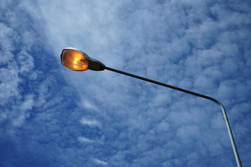 Street lighting during the day