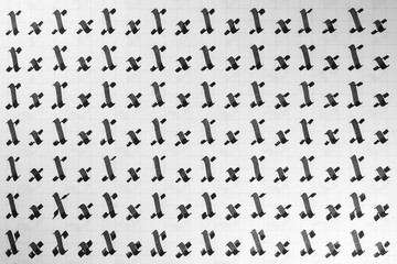 Calligraphy black and white letters X background. Lettering practice writing worksheet. Handwriting...