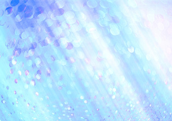 Blue background with bokeh