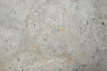 Cement on rusty metal for background