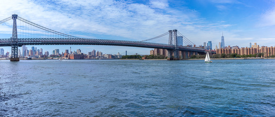 New York, East River, Williamsburg Bridge, Brooklyn, Manhattan
