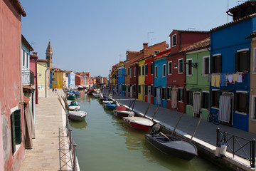 Fototapeta na wymiar Venice where everybody has a boat