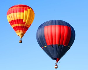 Fototapeta premium colorful hot air balloon in the sky