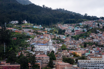 Obraz premium Barrio de la Candelaria en la ciudad de Bogotá capital de Colombia