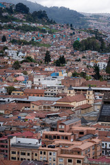 Barrio de la Candelaria en la ciudad de Bogotá capital de Colombia