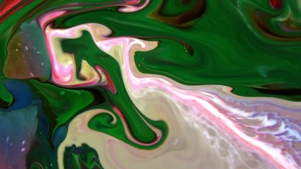 Nice Ink Abstract Psychedelic Paint Liquid Motion Background Texture Video.