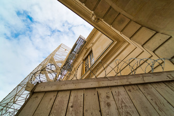 Obraz premium Drahtzaun