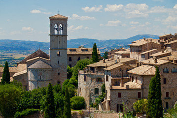 Fototapeta na wymiar View of Assisi