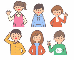 子供６人　バストアップ　セット