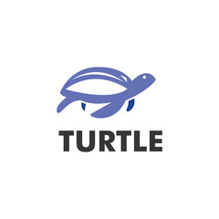 Blue turtle vector logo images