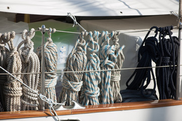 Obraz premium ship ropes