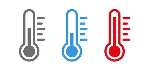 Temperature Symbol Set - obrazy, fototapety, plakaty