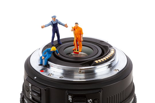 Miniature - lens repair and cleaning