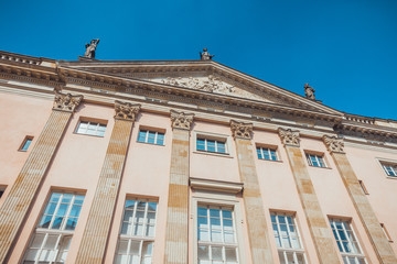 modern apartment building at berlin, mitte