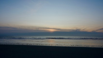 Sonnenuntergang an der Nordsee