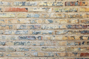 Photograph of a stone wall with bricks. Background for graphics and wallpapers.