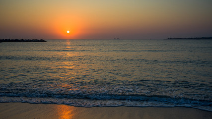 paros . parikia - sonnenuntergang