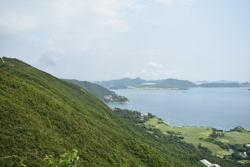 Fototapeta premium Hong Kong hike on a summer day