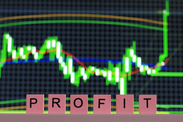 Profit stock market chart
