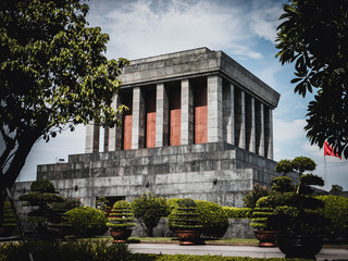 Fototapeta na wymiar Hoi Chi Minh mausolée 