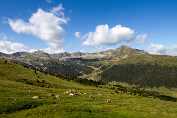 Fototapeta na wymiar Andorra, Pas de la Casa (Pirenei)