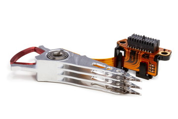 HDD read heads - isolated on white background