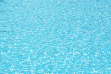 Abstract background of pool water with small waves.