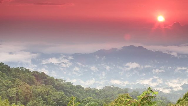 Ban Krang and Phoneon Thung campsites in Kaeng Krachan National Park phetchaburi province Thailand. 