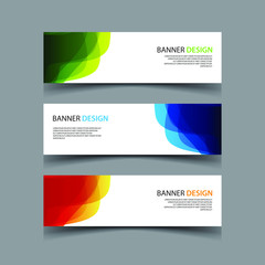 Vector Abstract design banner web template